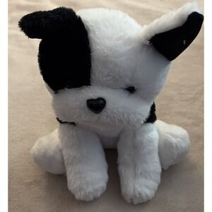 Walmart French Bull Dog Plush White Black Puppy M White Dog Toy Stuffed Animal
